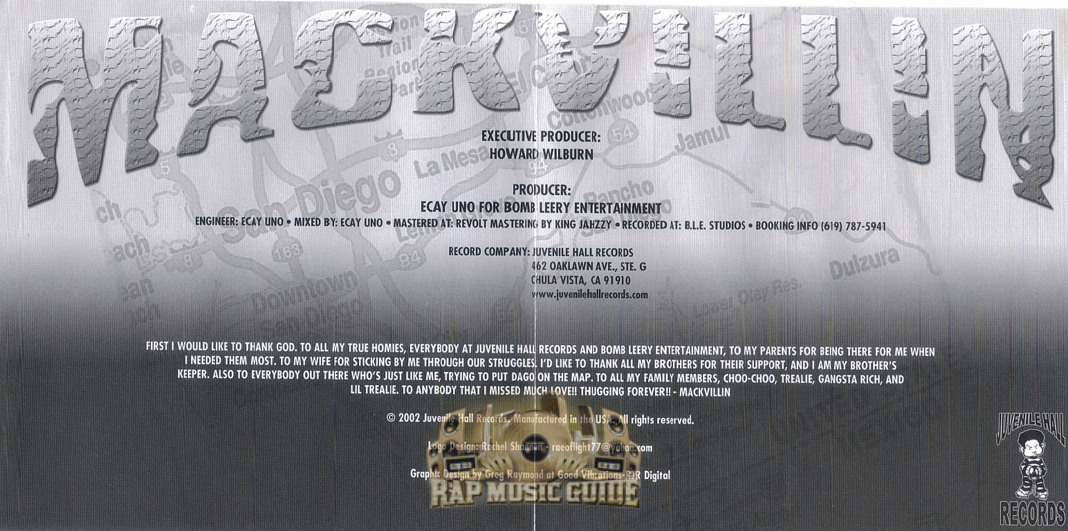 Mackvillin - Ear Infection: 1st Press. CD | Rap Music Guide